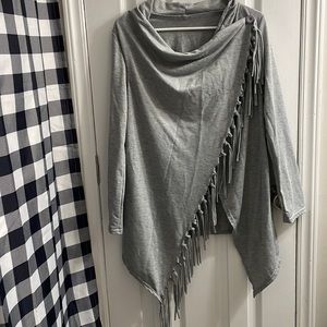 Fringe cardigan